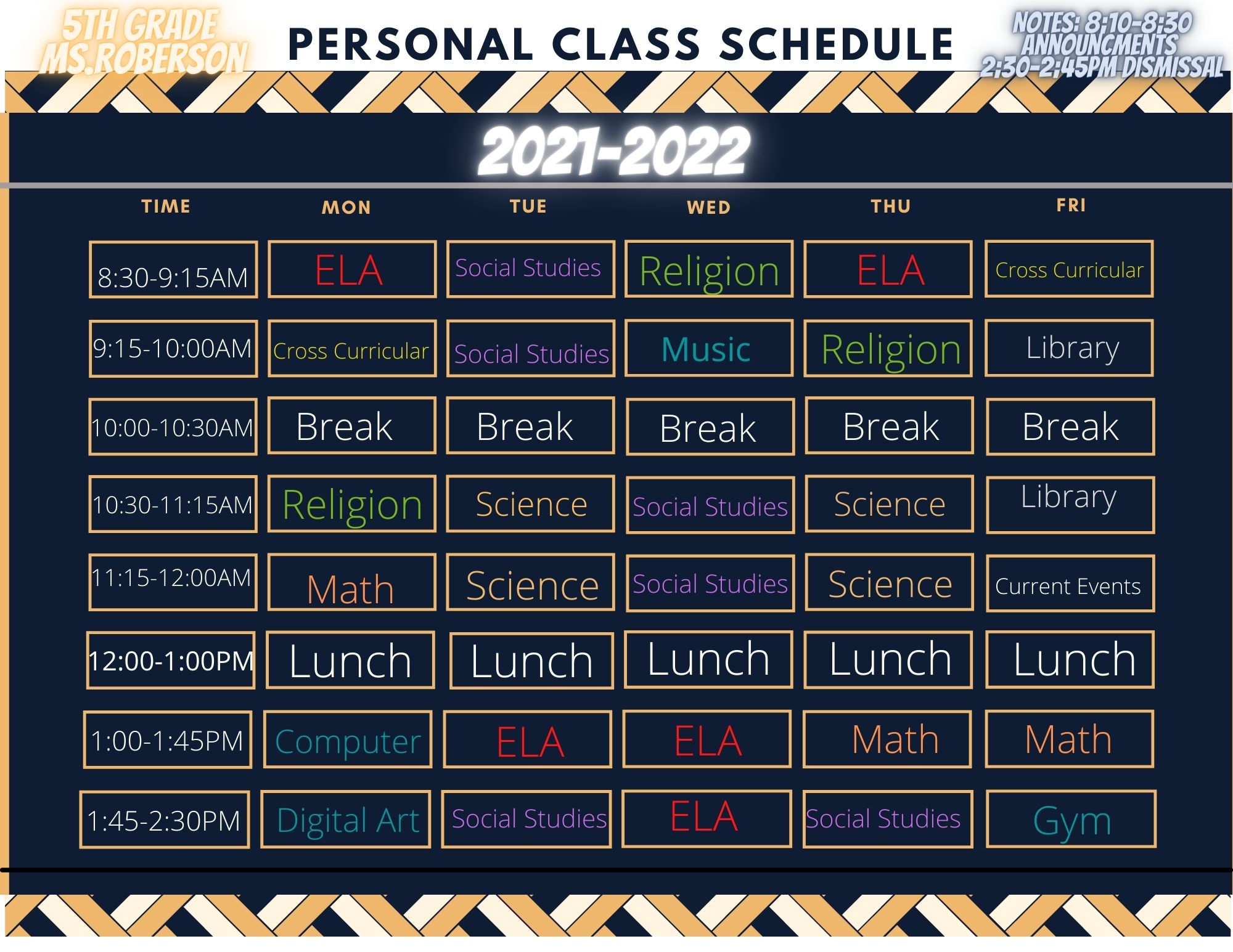 5th/6th Gr Ms. Roberson